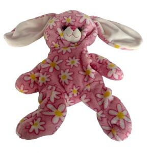 Build A Bear Retired 2011 Unstuffed Plush Pink Flower Fun Daisy Bunny Rabbit 16”